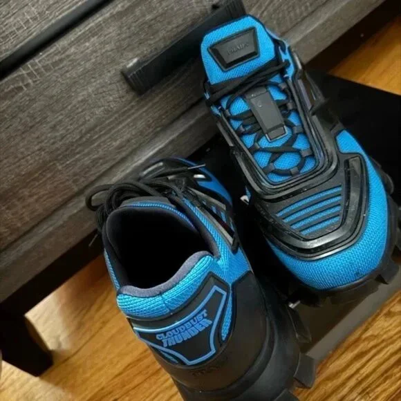 Prada Cloudbust Thunder blue Men's Shoes - Picture 2 of 6